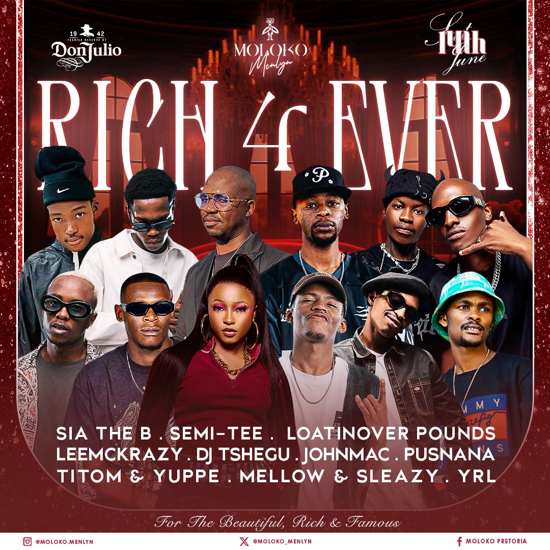 brucebhakha's tweet photo. it's going down ziyakhala @Moloko_Menlyn #molokofridays #rackcity #rich4eversaturdays #ladieslovesmoloko #yougottolovemoloko #forthebeautifulrichandfamous FEATURING @Djyeankeyz @sbokhuzy @PoizonDaGodfada @Emulsypro @Thabang_Den @Darrenmocha @mutombo_lionel 🍾🍾🍾🥂🥂🥂🔥🔥🔥 https://t.co/2JLur54kbX