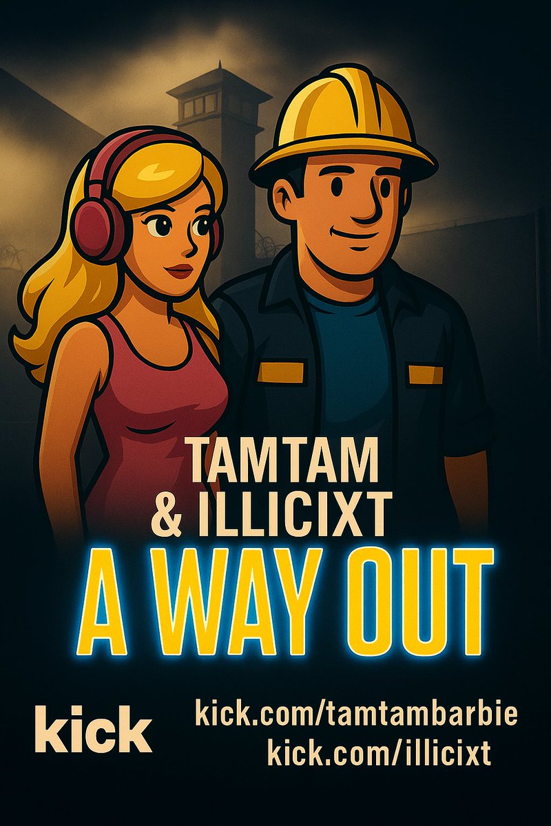 LIVE NOW - A Way Out: Couples Edition - Streaming until we escape!!! Come hang with <a href="/illicixt/">Illicixt</a> only on <a href="/KickStreaming/">Kick</a>  <a href="/KickCommunity/">Kick Community</a> 
kick.com/tamtambarbie
kick.com/illicixt
