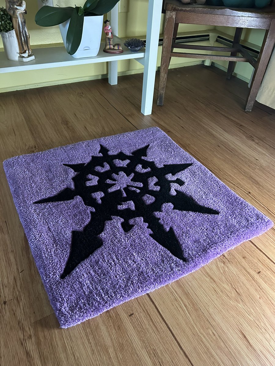Custom star of chaos rug 😈🔮

MSG me for custom orders!