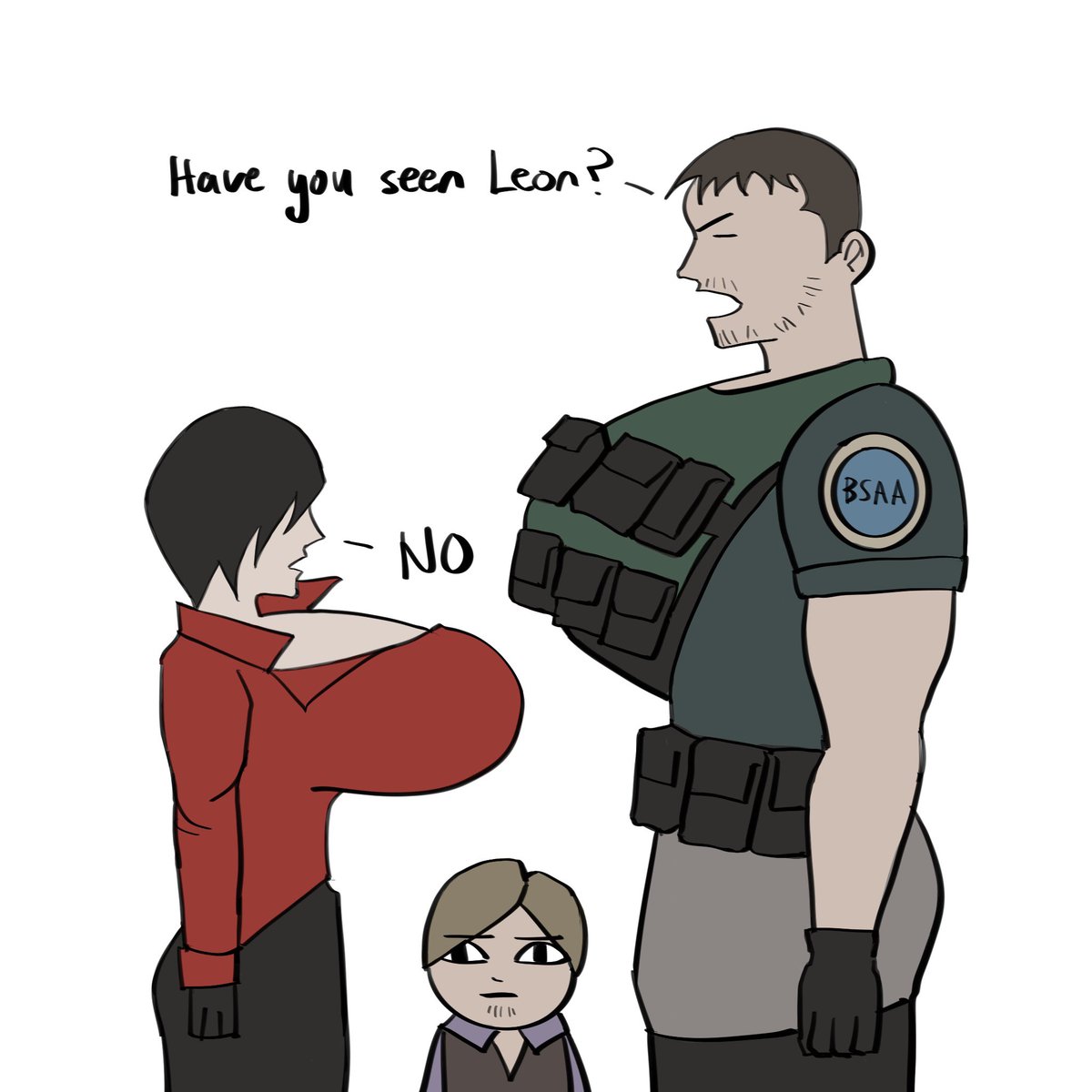 leo_una98's tweet photo. #ResidentEvil #REBHFun https://t.co/1MmWsZSW6C