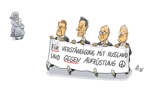 sinnsturm's tweet photo. Die neue #Rotfront: #SPD und #Putin! #Russland #Manifest #Stegner #Muetzenich https://t.co/iQkc0YrV9M