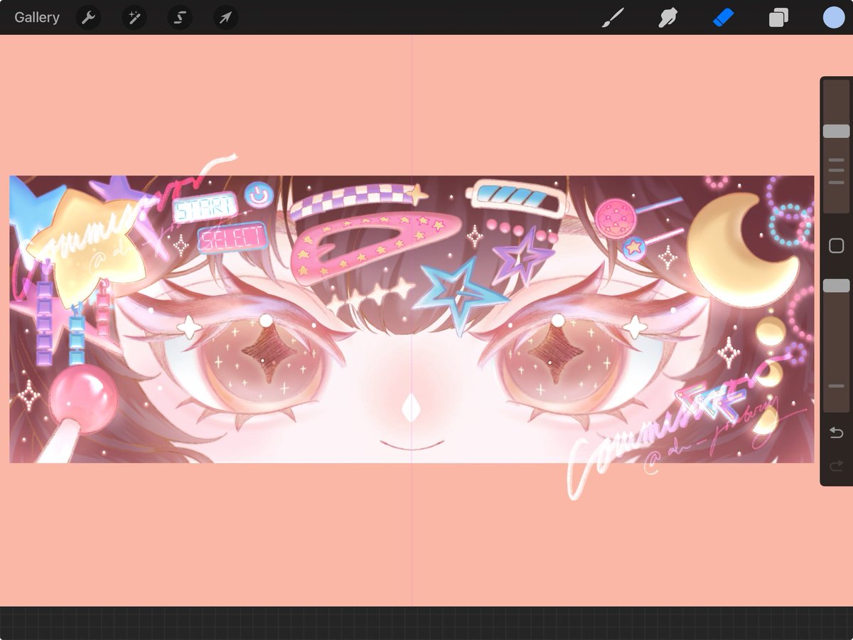eye banner cms ⭐️ still have to animate this :> #VGenComm #artshare