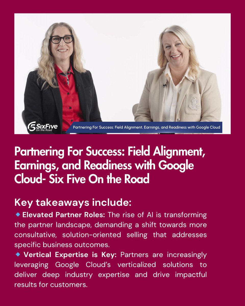 AI isn’t the future — it’s now. 🚀
At #GoogleCloudNext with Colleen Kapase, VP Channels and Partner Programs at Google Cloud , it’s clear: the real proving ground for AI is customer experience.

✅ AI across the stack
✅ Smarter co-sell + verticalization
✅ Transparent partner