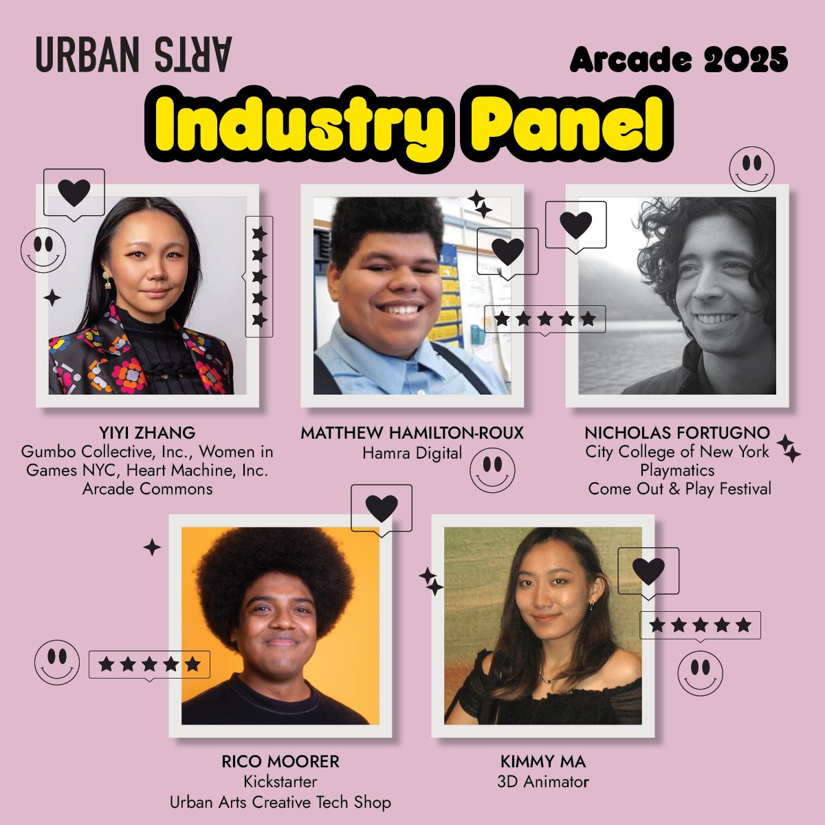 #Arcade2025 #UrbanArtsArcade is this Saturday! Our students will present their year-long original game projects + have them playtested! They also meet industry professionals. It's major 🗻

This year, Urban Arts is grateful to include these dedicated folks 🏆 who are supporting