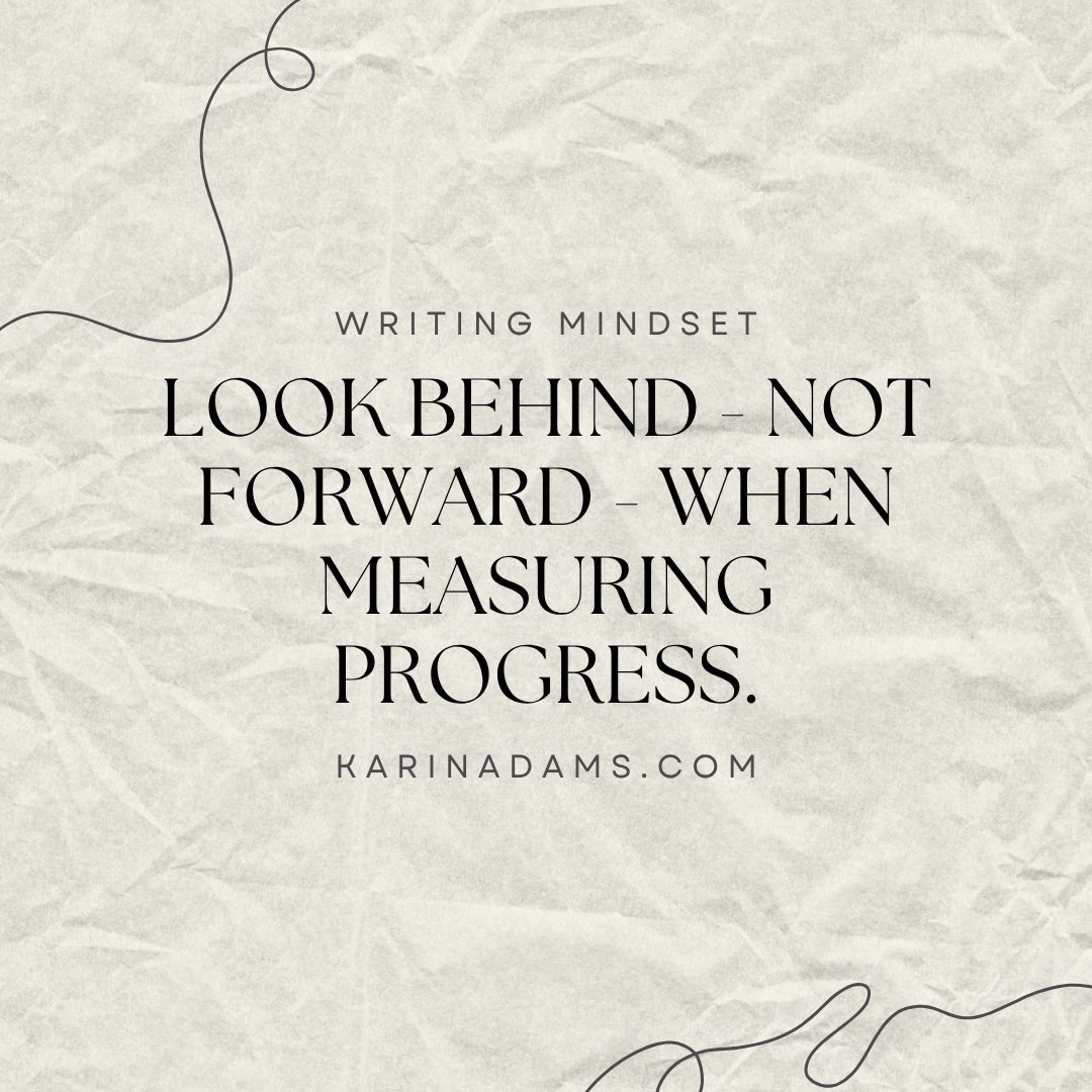 karin_adams's tweet image. You can gain drafting momentum when you view today's writing as an expansion of what you've already done. When we measure what we did today against what we still have left to do... it can get discouraging! So, think "look behind, not forward" #writinginspiration #writingmindset
