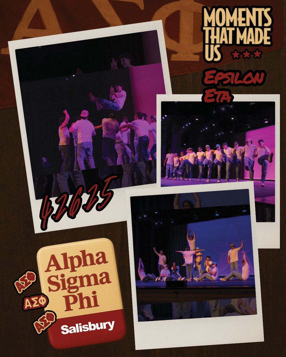 The Epsilon Eta chapter hit the stage for “Mock Rock,” a Greek-wide dance competition supporting Dress for Success!

With every move, the brothers helped raise funds for a powerful cause, providing professional attire to unemployed women.

#AlphaSig #TBTM #MomentsThatMadeUs