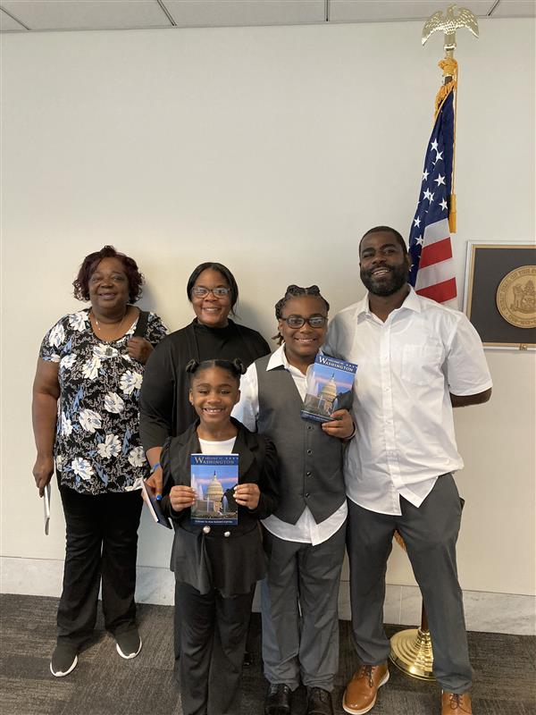 Nemours's tweet photo. Weโre so proud to have been a part of @hospitals4kidsโ Family Advocacy Day! Reign Jefferson and Naheim Smith shared stories about how Nemours has helped them manage sickle cell disease. #FAD2025 #TeamCHA https://t.co/QEYALXmkeR https://t.co/eLoeTEXQVx