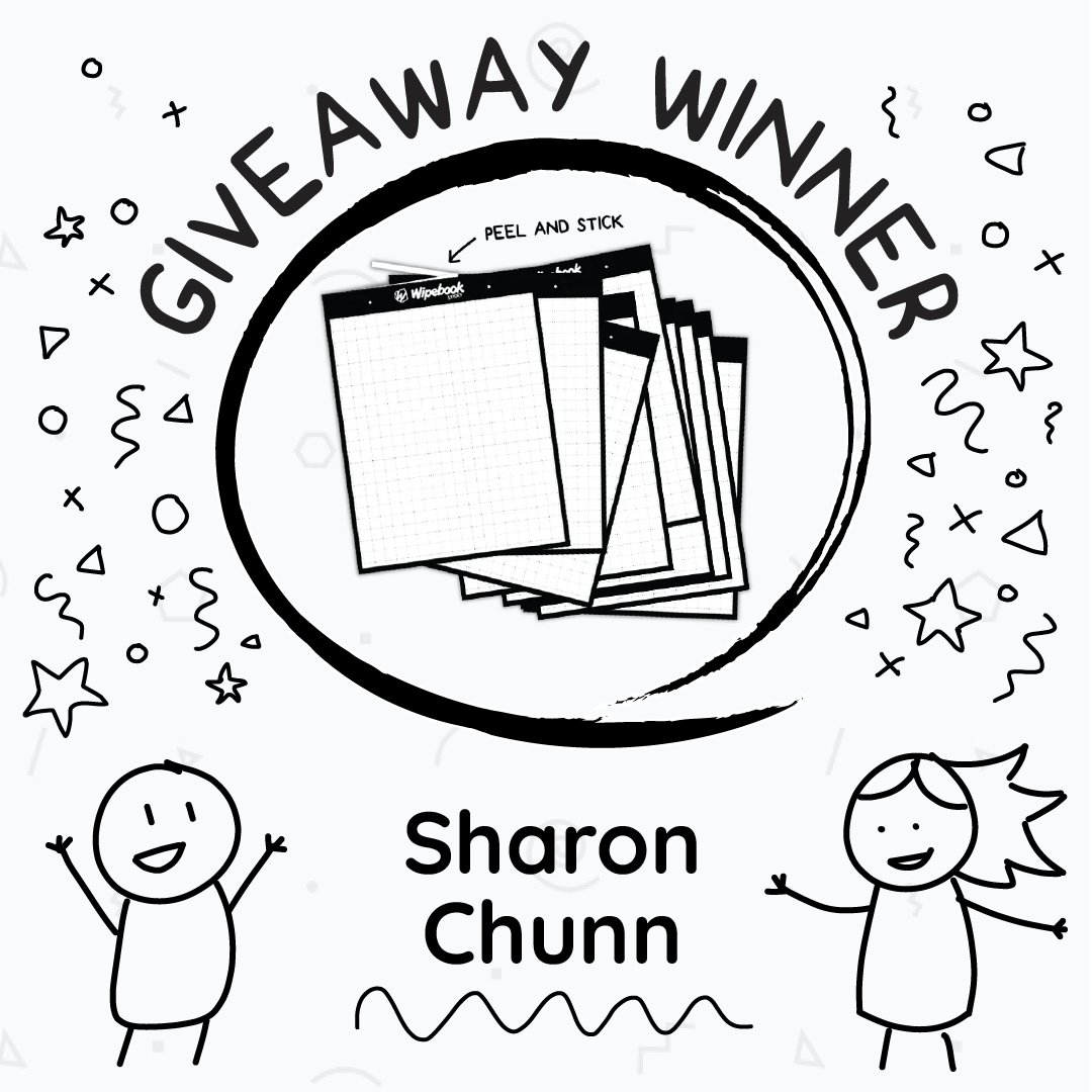 Wipebook's tweet image. Congratulations to Sharon Chunn from
@RBCS_KNIGHTS, our new Sticky Flipchart winner!🎉
Want to win too? Enter the NEW Raffle: wipebook.com/stickyX
#whereKnightsareforged #TeacherHighlight #flipchart #contest…
