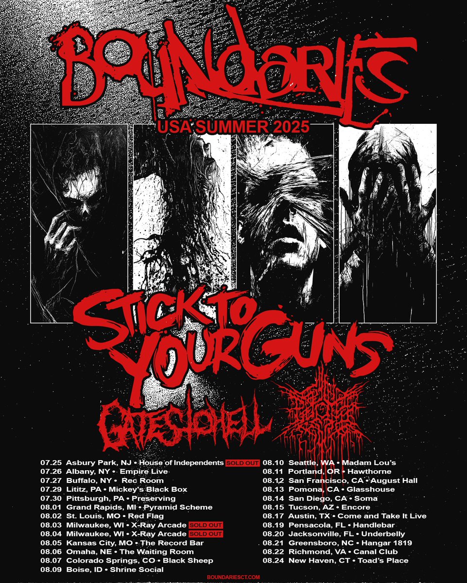Asbury Park is officially sold out.

More shows will follow. Don’t sleep.

boundariesct.com