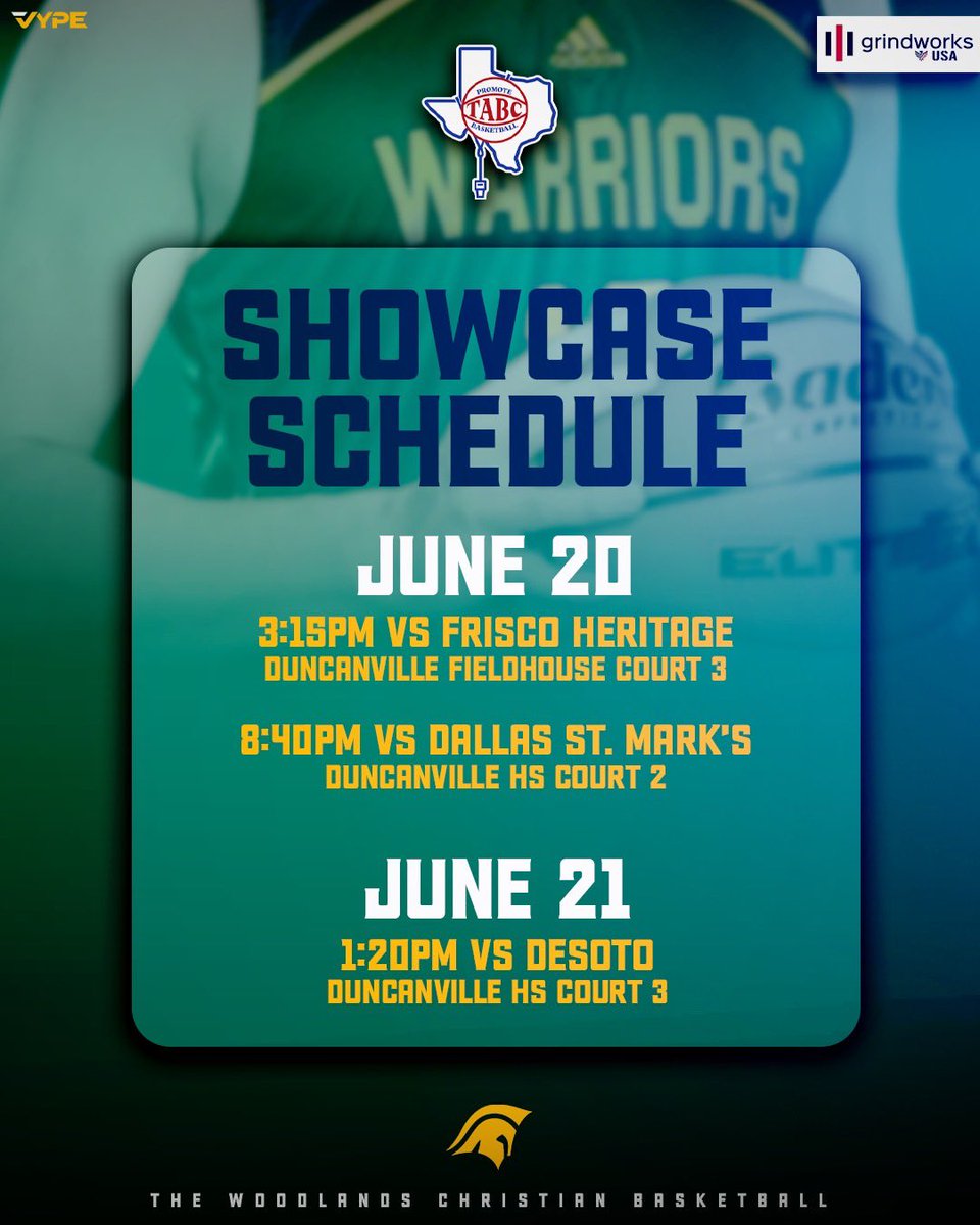 schedule for the 2025 TABC showcase. <a href="/TWCAbasketball/">TWCA Basketball</a>