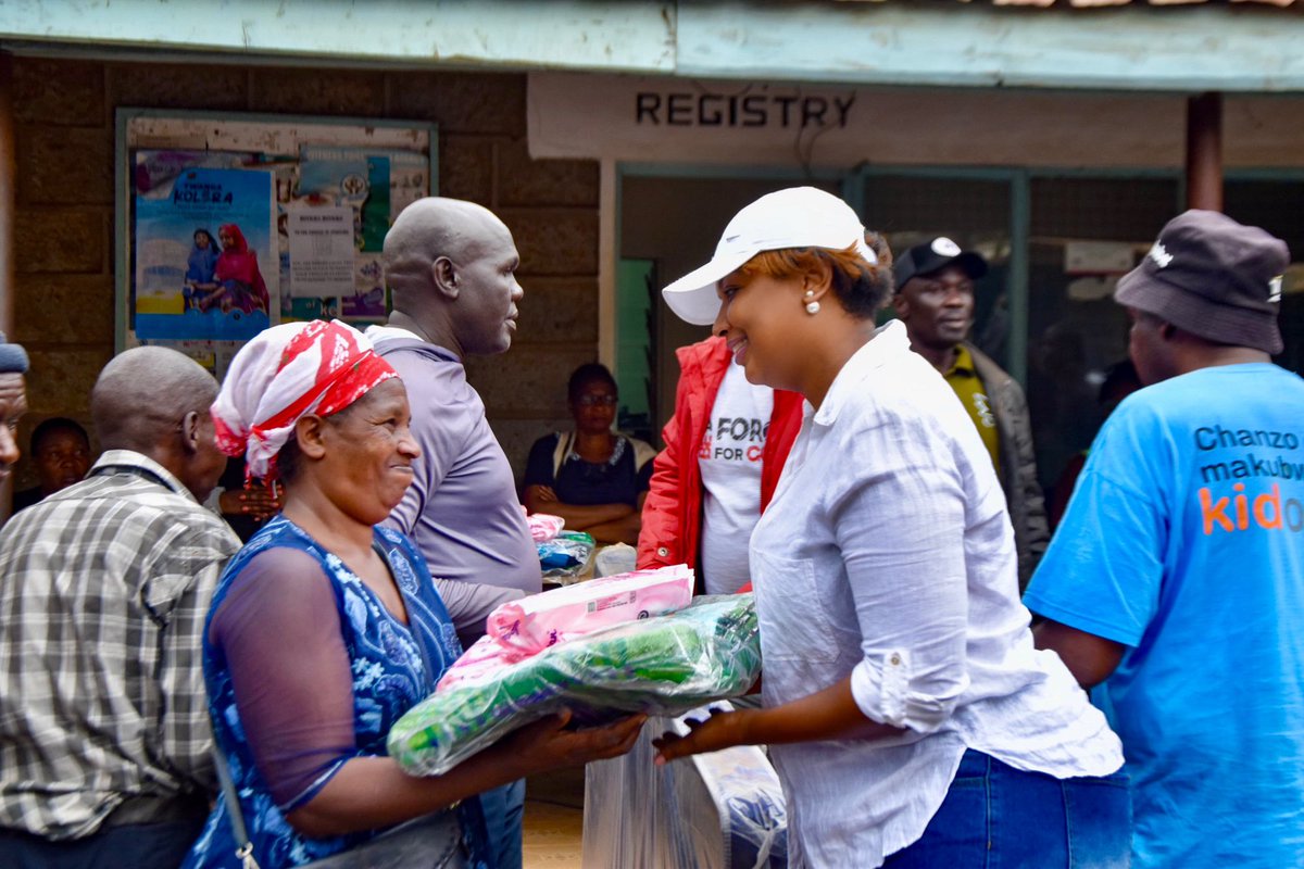 Today, with C.S. Ruku and area MP Mwalimu Orero, we visited Makina, Kibra, where yet another fire left over 120 households homeless

We offered food, essentials, and comfort to the affected families. Let’s stand with them as they rebuild