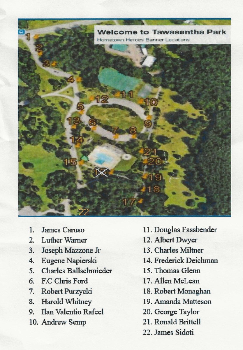 More than 20 veterans were honored as part of the annual "Hometown Heroes" program in #Guilderland. Their banners will be proudly displayed in Tawasentha Park until the fall. Thanks for the service! Have a look below at the list.