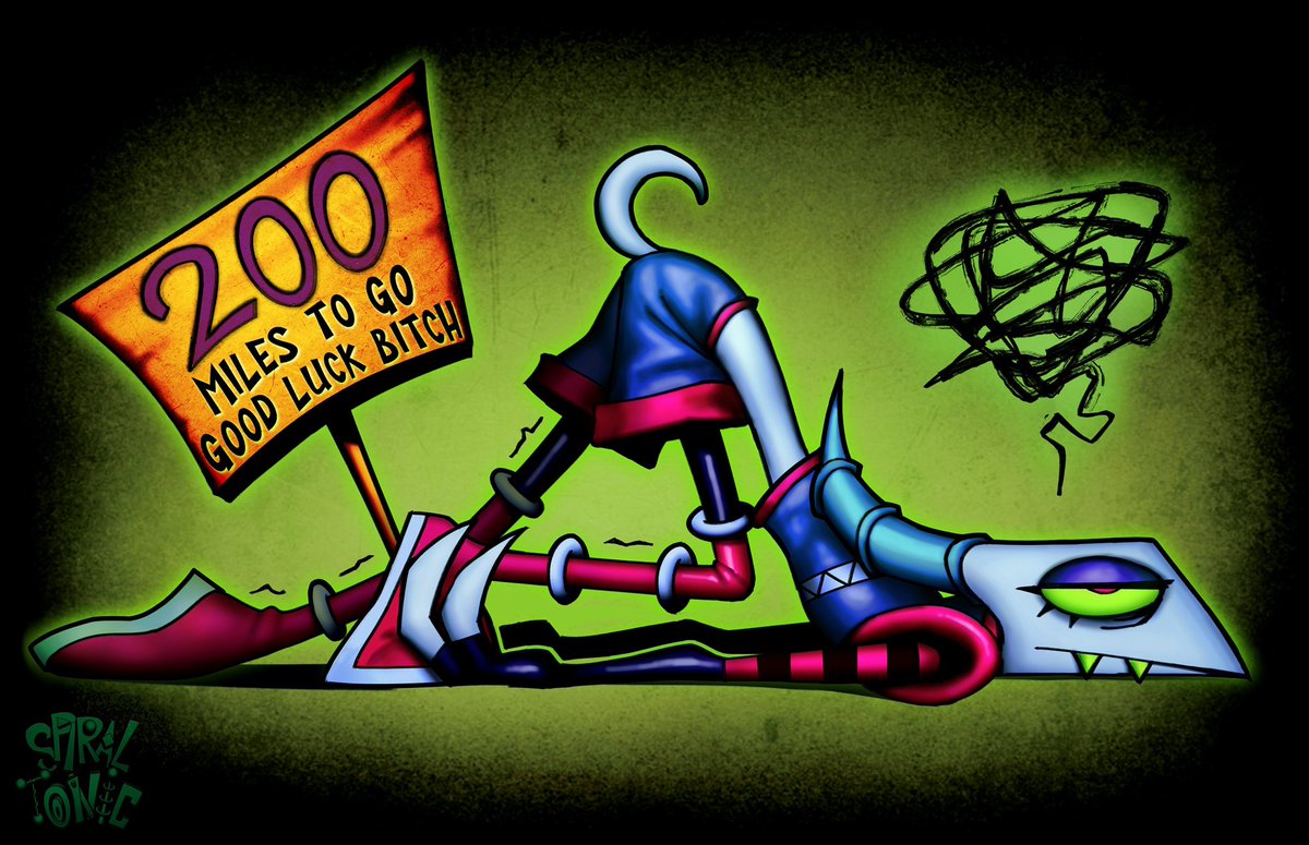 Spiraltonic's tweet image. Burnout