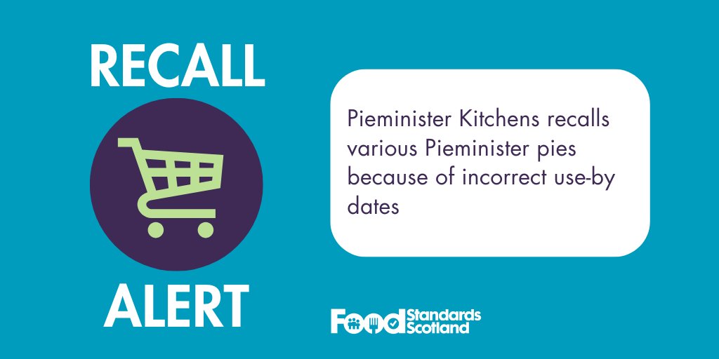 Recall alert: Pieminister Kitchens is recalling various pies as they have been labelled with an incorrect use-by date of 24 June 2026 instead of use-by 24 June 2025 and are not safe to eat beyond their intended use-by of 24 June 2025.

For more info visit: bit.ly/3FYl0Fp