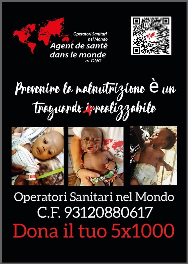OSNMITALY's tweet image. Ci aiutate con i #repost
E chi può anche con una semplice firma
Il tuo contributo del 5X1000 è fondamentale per aiutare i #bambini più vulnerabili.
In #Italia e in #Africa hanno bisogno della tua firma.
Un semplice gesto per salvare i bambini dalla #malnutrizione e dalle…