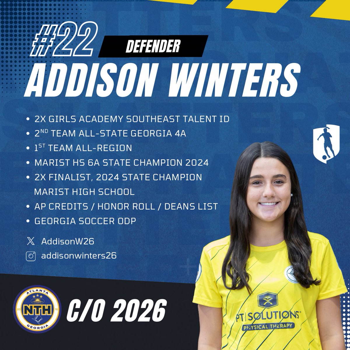 Tophat 08 Gold GA (@tophat08ga) on Twitter photo 🚨 Player Spotlight: Addison Winters
🛡️ Defender | Tophat 08 Gold
Addison is a tough, physical defender who thrives in high-pressure moments. She’s fearless in challenges, uses her body well and consistently shuts down top forwards.
<a href="/ImYouthSoccer/">ECNL/GA/Recruiting/College Soccer</a>
#2026Recruits #Uncommitted 🚨 Player Spotlight: Addison Winters
🛡️ Defender | Tophat 08 Gold
Addison is a tough, physical defender who thrives in high-pressure moments. She’s fearless in challenges, uses her body well and consistently shuts down top forwards.
<a href="/ImYouthSoccer/">ECNL/GA/Recruiting/College Soccer</a>
#2026Recruits #Uncommitted