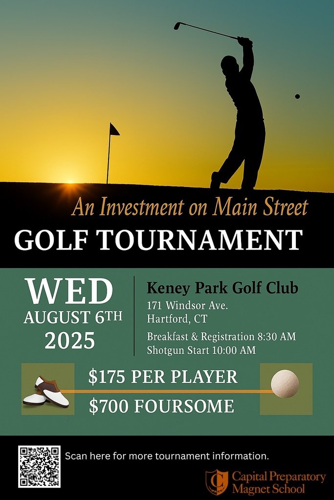 Weekly updates for the Golf Tournament August 6th!
If you do not play golf, but want your student(s) to participate, we have First Tee doing a clinic for our students!  Take a look at the website!
thecapitalprep.org/o/capitalprep/…