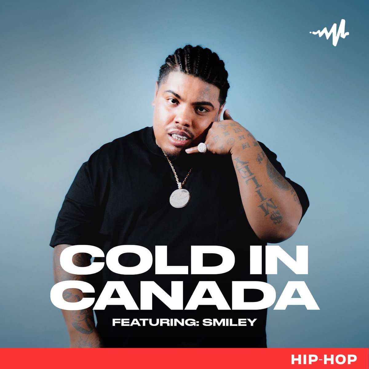 cveezy_'s tweet photo. Smiley dons the cover of the latest Cold in Canada playlist. “Don’t Box Me In” Out now on Audiomack! 🇨🇦🎶 https://t.co/GB0UItBUCu