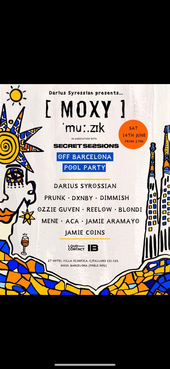 calebmaloney_'s tweet photo. 2 x Moxy Muzik Villa Pool Party  tickets for sale Barcelona Sonar Off Week / Off Sonar £70 each or £120 for the pair (SOLD OUT)
#forsale #sonar #sonaroffweek #MoxyMuzik https://t.co/WXybz2w5O6