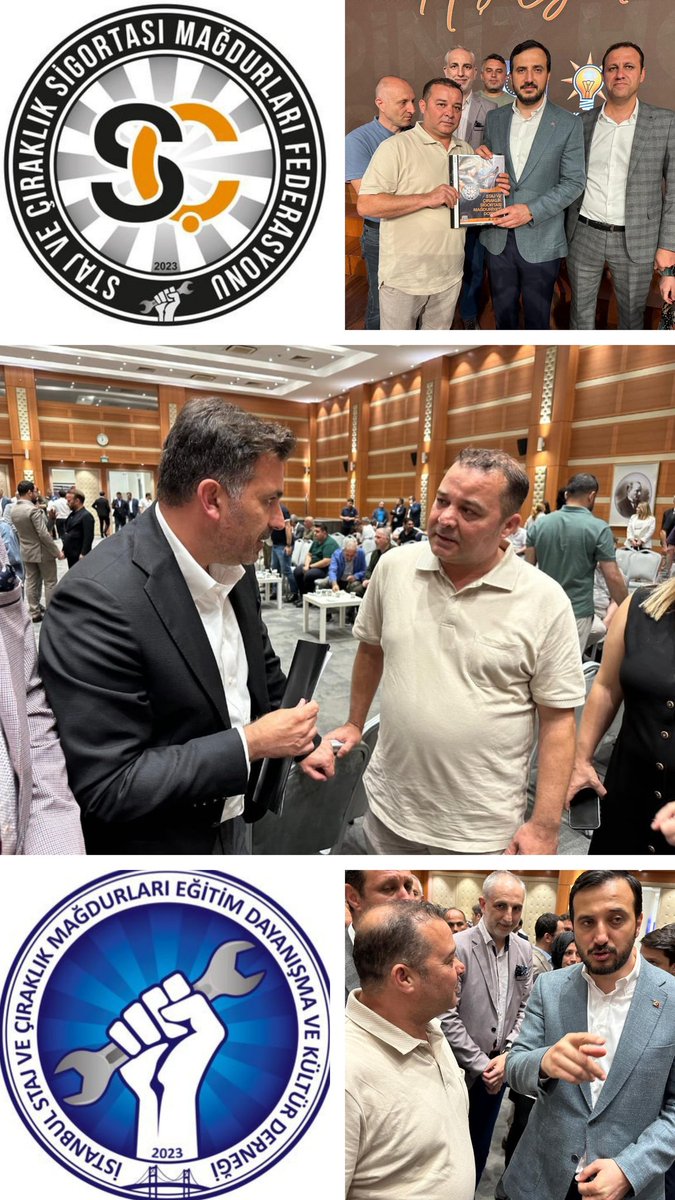 STAJ VE ÇIRAKLIK SİGORTASI MAĞDURLARI FEDERASYONU (@cirakstajfed) on Twitter photo Staj ve Çıraklık Sigortası Mağdurları Federasyonu olarak,
<a href="/Akparti/">AK Parti</a>
<a href="/akpartiistanbul/">AK Parti İstanbul</a>
<a href="/abdullahozdemir/">Abdullah Özdemir</a>
<a href="/yasirceliktr/">Yasir Çelik 🇹🇷🇹🇷🇹🇷</a>
<a href="/stajcirak3434/">İSTANBUL STAJ VE ÇIRAKLIK DERNEĞİ</a>
<a href="/Muratav12037994/">EST MURAT AVCI</a>
İstanbul İl Derneğimiz öncülüğünde gerçekleştirdiğimiz görüşmede, AK Parti İstanbul İl Başkanı Sayın Abdullah Özdemir ve Ar-Ge ve Staj ve Çıraklık Sigortası Mağdurları Federasyonu olarak,
<a href="/Akparti/">AK Parti</a>
<a href="/akpartiistanbul/">AK Parti İstanbul</a>
<a href="/abdullahozdemir/">Abdullah Özdemir</a>
<a href="/yasirceliktr/">Yasir Çelik 🇹🇷🇹🇷🇹🇷</a>
<a href="/stajcirak3434/">İSTANBUL STAJ VE ÇIRAKLIK DERNEĞİ</a>
<a href="/Muratav12037994/">EST MURAT AVCI</a>
İstanbul İl Derneğimiz öncülüğünde gerçekleştirdiğimiz görüşmede, AK Parti İstanbul İl Başkanı Sayın Abdullah Özdemir ve Ar-Ge ve