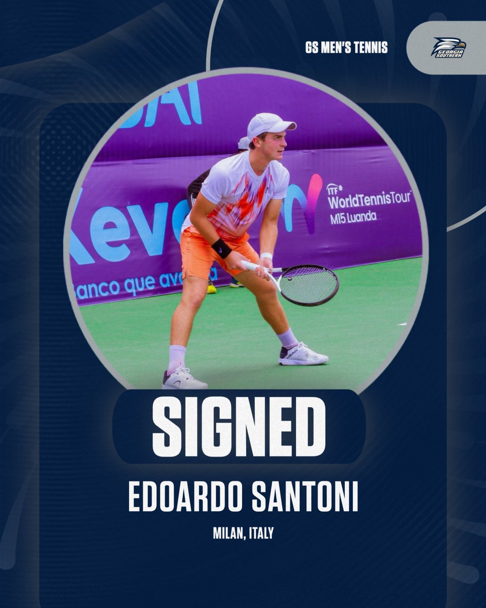 Soaring to the 'Boro from Italy to play for your Eagles this Fall, please welcome Edoardo Santoni to Eagle Nation! 

#HailSouthern