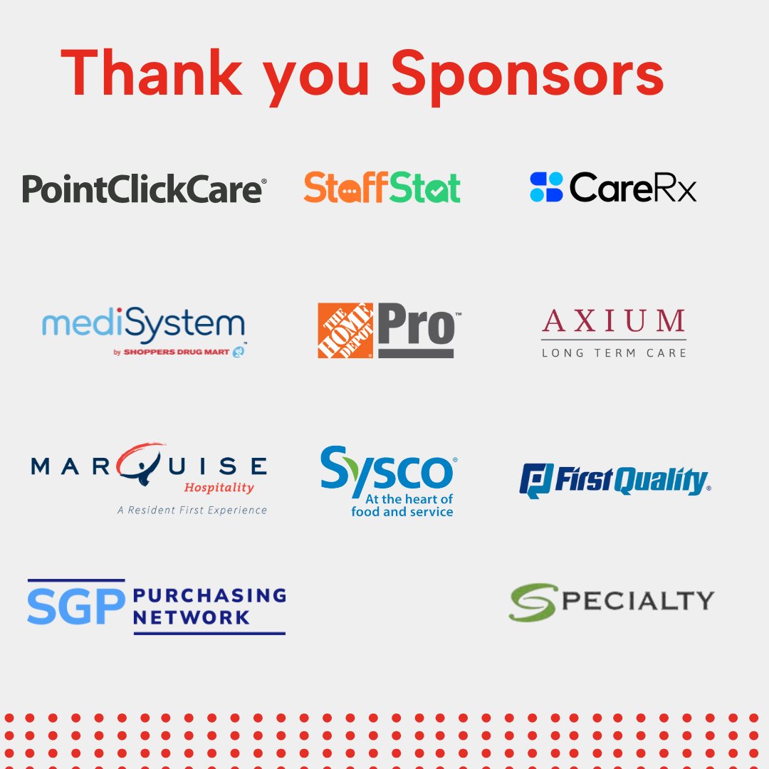 CALTC_CA's tweet image. On the second National Long-Term Care Day,
we thank our dedicated sponsors. Your support
is deeply appreciated and helps us continue to
advocate for Canada’s long-term care sector.
Tags:
@PointClickCare, #StaffStat, @CareRxCorp,
@MediSystemPharm, #Axium,