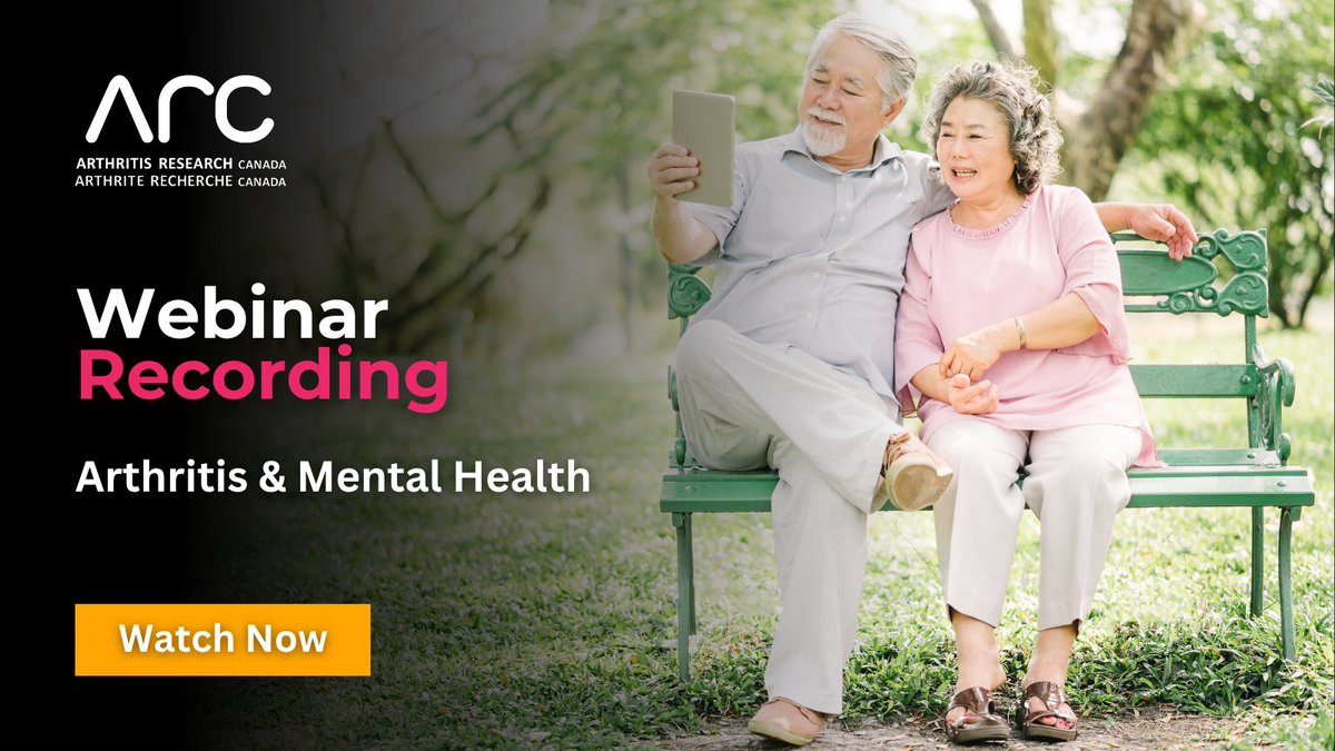 Arthritis Research Canada (@arthritis_arc) on Twitter photo Did you miss our #MentalHealth webinar? Don’t worry! The recording is now available on our website. Watch today: ow.ly/RPCS50W8OcX #ArthritisResearch <a href="/alyssahowren/">Alyssa Howren</a> Did you miss our #MentalHealth webinar? Don’t worry! The recording is now available on our website. Watch today: ow.ly/RPCS50W8OcX #ArthritisResearch <a href="/alyssahowren/">Alyssa Howren</a>