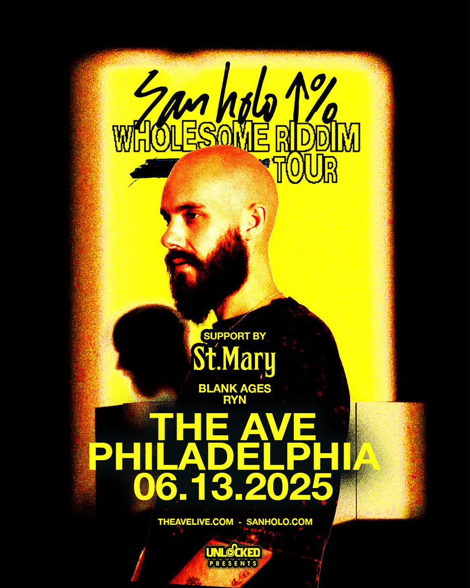 Need Friday night plans? Don’t miss San Holo tonight with support from St. Mary, Blank Ages and RYN

📲 Get your tickets now at the link in our bio!