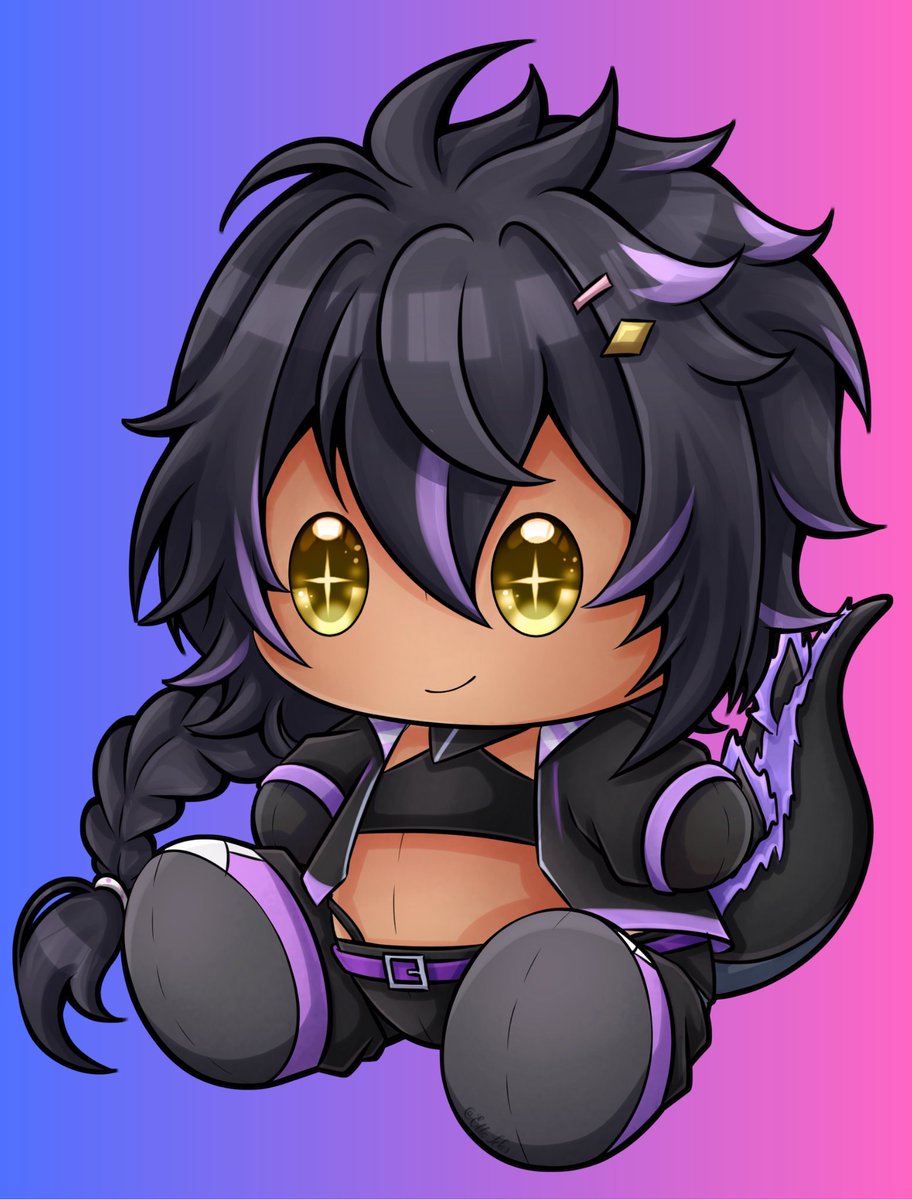Femboy Nep plushy 
🎨 @/ekkosefiis
#NepZillaArt