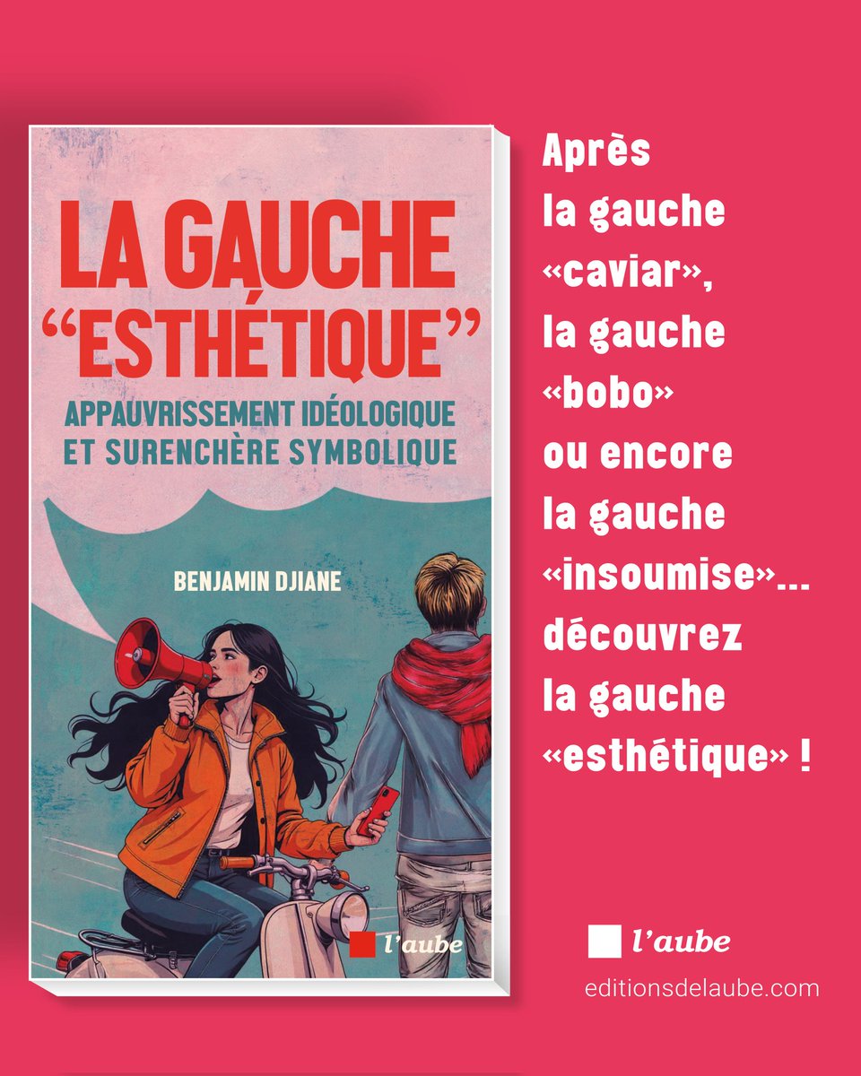 📚 Aujourd'hui en #librairie !  "La gauche 'esthétique'" de Benjamin DJIANE. 

Après la #gauche « caviar », la gauche « bobo », la gauche « insoumise »… découvrez la gauche « esthétique » !
