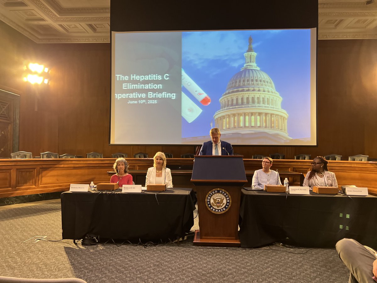 NASTAD's tweet image. 🏛️📜 This week, NASTAD staff and partners attended the Hepatitis C Elimination Briefing, which discussed the introduction of the Cure Hepatitis C Act of 2025. To learn more about this legislation, visit: ow.ly/OHUR50W9btK. 🏛️📜