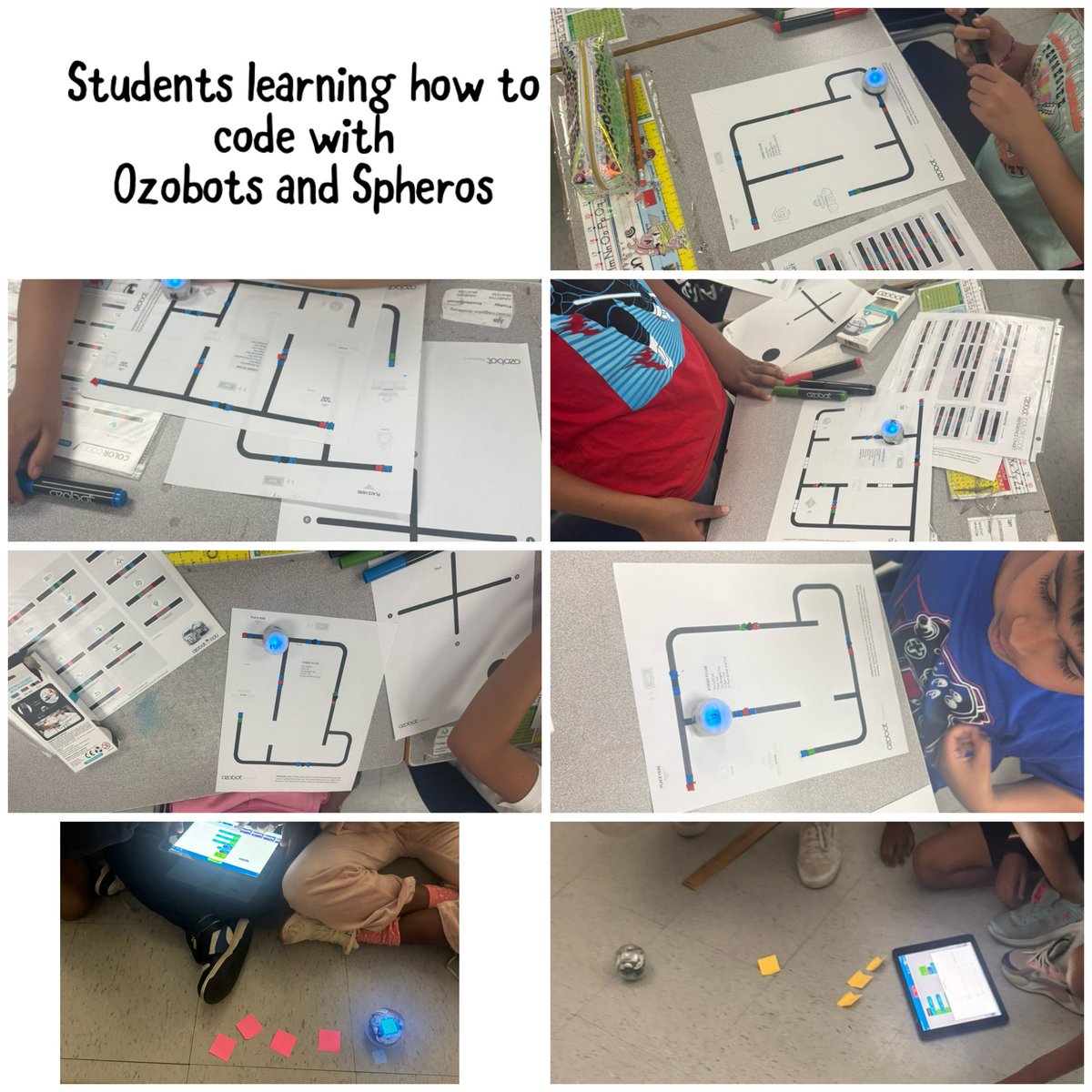 Ms. Silva (@reachliz83) on Twitter photo Students had fun with coding. Thanks <a href="/LauraGiovinazzo/">Laura Giovinazzo</a> for teaching us about spheros.
<a href="/StKevinDPCDSB/">St. Kevin Catholic Elementary School</a> <a href="/DPCDSBSchools/">Dufferin-Peel Catholic District School Board</a> #coding #spheros #ozobots Students had fun with coding. Thanks <a href="/LauraGiovinazzo/">Laura Giovinazzo</a> for teaching us about spheros.
<a href="/StKevinDPCDSB/">St. Kevin Catholic Elementary School</a> <a href="/DPCDSBSchools/">Dufferin-Peel Catholic District School Board</a> #coding #spheros #ozobots