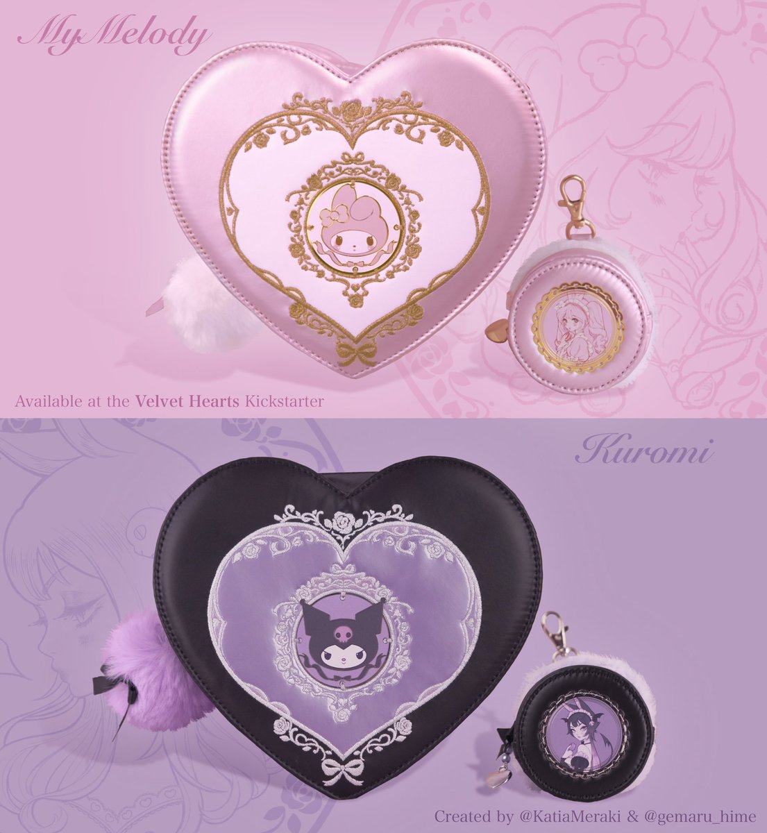 Hey! So…
The Velvet Hearts collection isn’t going as expected and it may not feel funded by the end of the campaign.
We poured our soul on it and we are incredibly proud of it!

If you’d like to check it out (🔗⬇️) or share it would be so appreciated 🥰