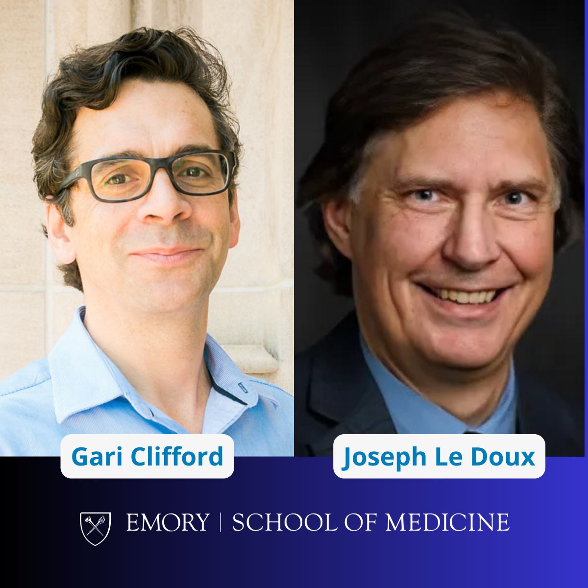 Emory School of Medicine (@emorymedicine) on Twitter photo Gari Clifford (chair, <a href="/emorybmi/">Emory BMI</a>) & Joseph Le Doux (<a href="/CoulterBME/">Coulter BME | Emory & Georgia Tech</a>) were inducted into the American Institute for Medical & Biological Engineering (@AIMBE) College of Fellows. Considered the highest distinctions in the field, recognizing the top 2% of medical & biological engineers. Gari Clifford (chair, <a href="/emorybmi/">Emory BMI</a>) & Joseph Le Doux (<a href="/CoulterBME/">Coulter BME | Emory & Georgia Tech</a>) were inducted into the American Institute for Medical & Biological Engineering (@AIMBE) College of Fellows. Considered the highest distinctions in the field, recognizing the top 2% of medical & biological engineers.