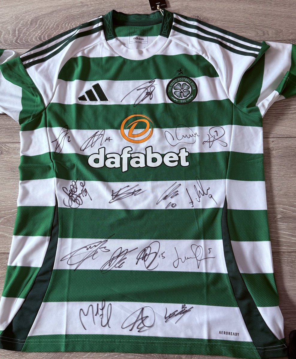 <a href="/StJohnsPG/">St John's Primary</a> <a href="/StJohns_Nursery/">St John's Nursery</a> Amazing!!! Well done everyone!  💚

We were gutted we couldn’t make it this year but Corey’s over the moon at winning the signed Celtic strip!  😍

Well… I think it was actually one of my tickets but we won’t tell him that! 😂

Thanks so much again! 🍀 xx