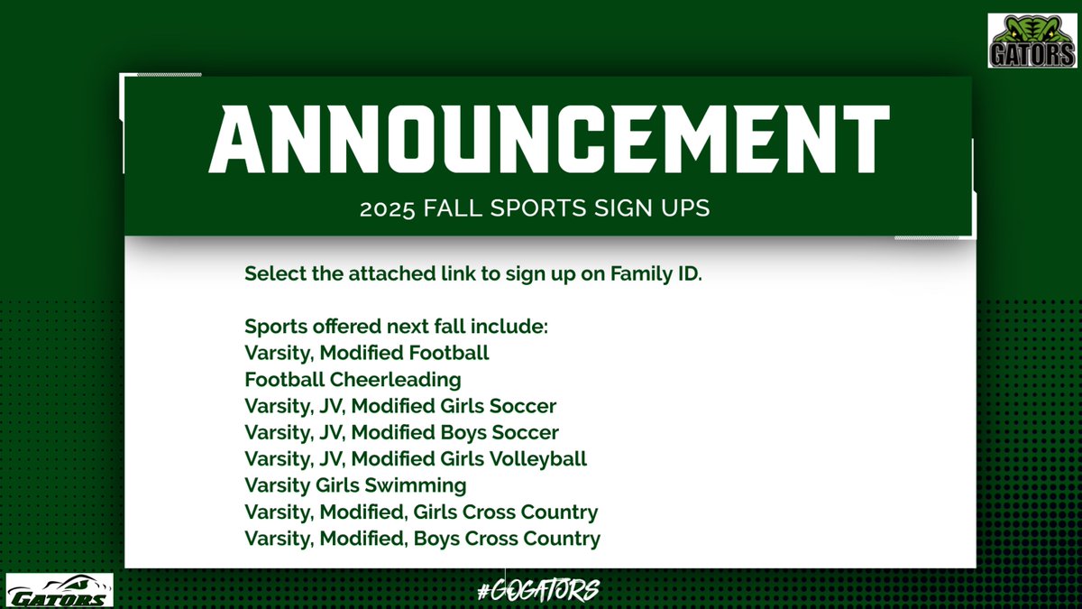 2025 Fall Sports Sign Ups can be found here.
students.arbitersports.com/organizations/…