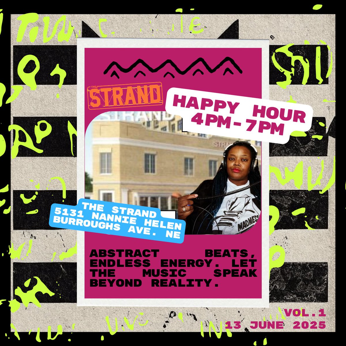 Pull Up!! The DJ is popping! The food is slamming! Vibes! Friday! Happy Hour! Tonight at The Strand with <a href="/kanedizzle/">Everybody Kane Chung Tonight</a>!