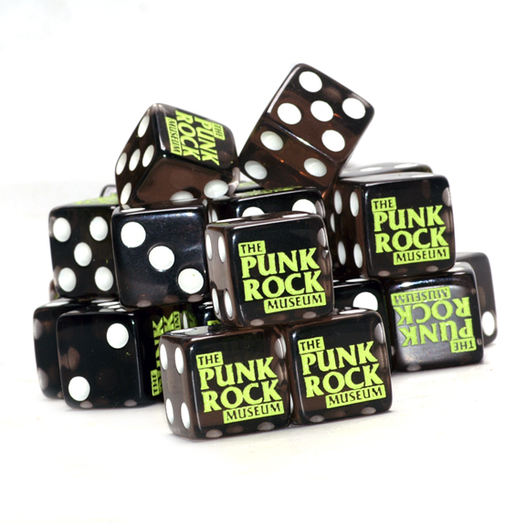 CustomDice's tweet image. Next time you are in Vegas, visit the Punk Rock Museum and get some cool dice! #customdice