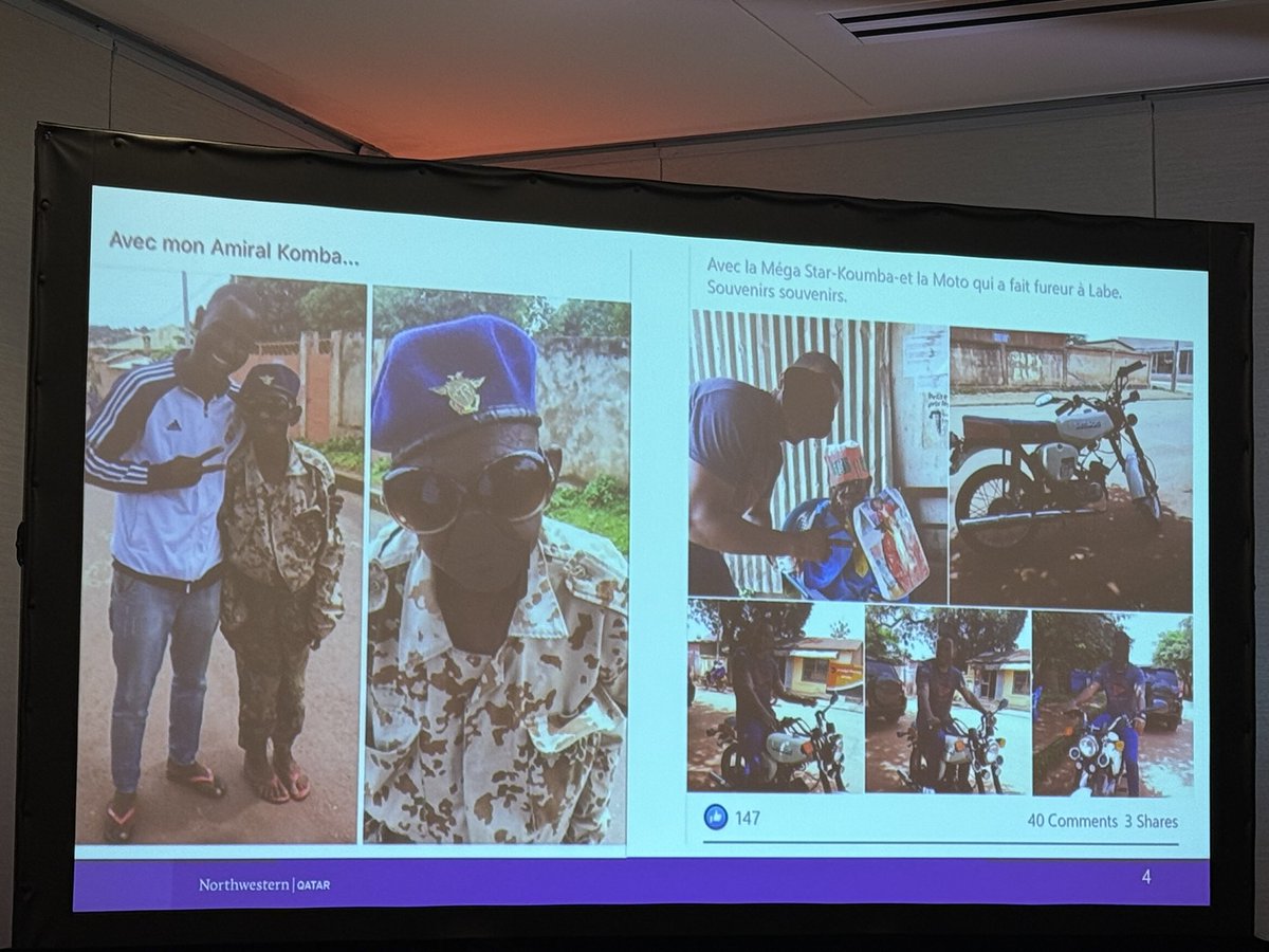 Now my <a href="/NUQatar/">Northwestern Qatar</a> colleague &amp; <a href="/IAS_NUQ/">Institute for Advanced Study in the Global South</a> Director <a href="/Viscloo/">Clovis Bergere</a> speaking about “Generation in Global Media Studies” at #ICA25

#NUQProud