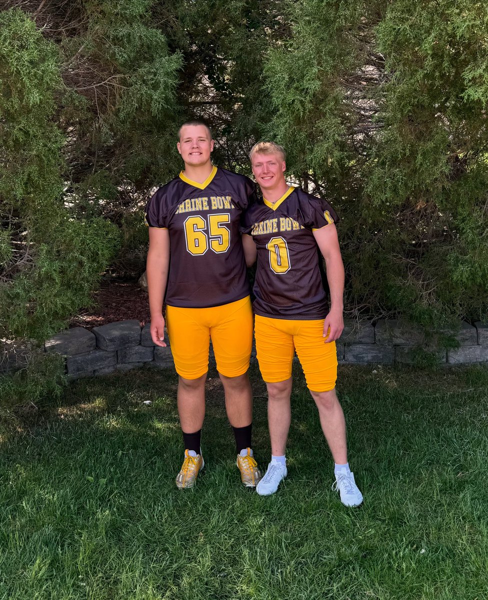 Northern State Football🐺 🏈 (@nsuwolves_fb) on Twitter photo Good luck to our incoming freshman <a href="/BridgerPeldo/">Bridger Peldo</a> and <a href="/grady_mccarten/">Grady McCarten</a> who are participating in the Wyoming Shrine Bowl tomorrow! #GoWolves Good luck to our incoming freshman <a href="/BridgerPeldo/">Bridger Peldo</a> and <a href="/grady_mccarten/">Grady McCarten</a> who are participating in the Wyoming Shrine Bowl tomorrow! #GoWolves