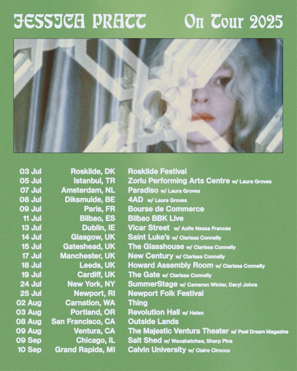 We’re excited to announce that Jessica Pratt (<a href="/JessicaPrattSF/">Jessica Pratt</a>) will be performing <a href="/Calvin_Uni/">Calvin University</a>  on September 10th in the Covenant Fine Arts Center Auditorium with Claire Cirocco. 
Tickets are on sale now!