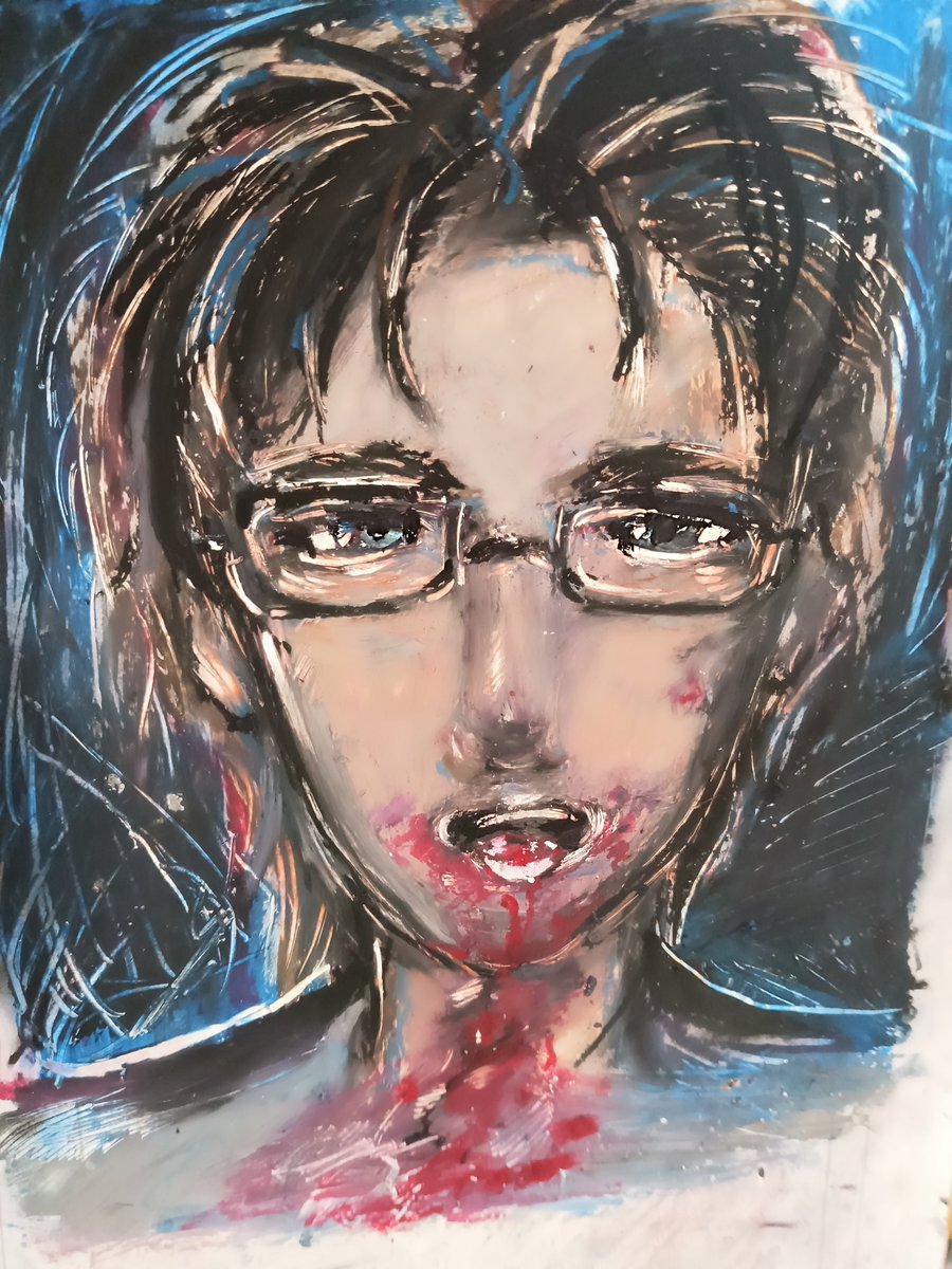cotaaaaard_d's tweet photo. #exquisitecorpse
うまくかけない〜〜、薄い紙だと光が透けて綺麗だった https://t.co/4LK8PDTQwf