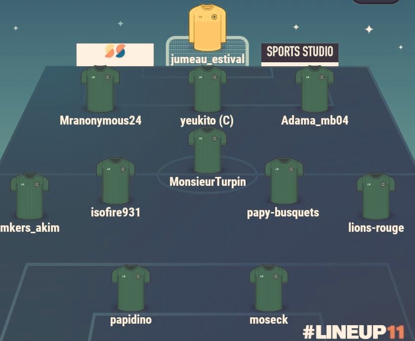 Sélection nationale Club Pro du Sénégal (@senegal_clubpro) on Twitter photo World Cup Challenge 🏆🌍
🇸🇳SEN 🆚 MOZ 🇲🇿
🏆 | AFRIQUE ZONE 1 (aller retour)
📅 | 13 JUN 2025
⏰ | 20h30 🇸🇳 22h30 🇫🇷
📎 | <a href="/senegal_clubpro/">Sélection nationale Club Pro du Sénégal</a>
🌍 | <a href="/EfaEsports/">EFA ESports</a>
Voici notre 11 de départ pour ce soir 🔥🔥🔥🔥
MANKOO OUTI NDAM LI 🦁🦁🦁 World Cup Challenge 🏆🌍
🇸🇳SEN 🆚 MOZ 🇲🇿
🏆 | AFRIQUE ZONE 1 (aller retour)
📅 | 13 JUN 2025
⏰ | 20h30 🇸🇳 22h30 🇫🇷
📎 | <a href="/senegal_clubpro/">Sélection nationale Club Pro du Sénégal</a>
🌍 | <a href="/EfaEsports/">EFA ESports</a>
Voici notre 11 de départ pour ce soir 🔥🔥🔥🔥
MANKOO OUTI NDAM LI 🦁🦁🦁