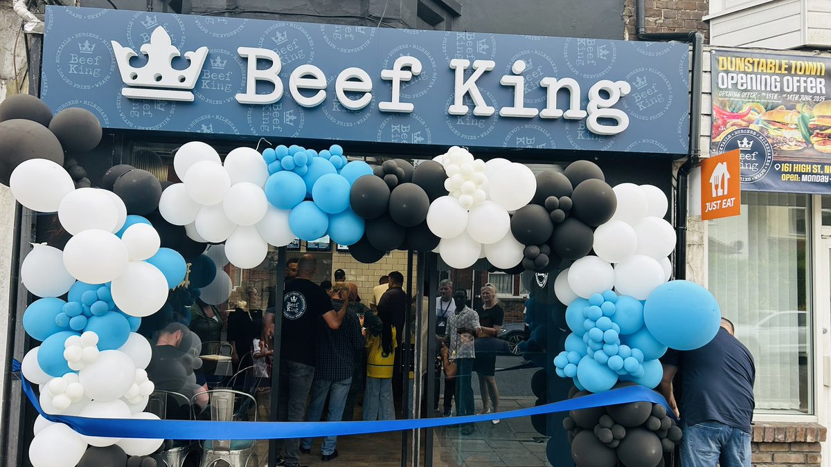 Chiltern Learning Trust (@chilternlt) on Twitter photo A lovely evening in Dunstable. Our staff were invited to the official opening of Beef King in the High Street as a thank you for their work with Dunstable children. In a lovely touch, Mr Fox’s brother, Craig was asked to cut the ribbon ❤️. <a href="/larkriseacademy/">Lark Rise Academy</a> <a href="/ArdleyHill/">Ardley Hill Academy</a> A lovely evening in Dunstable. Our staff were invited to the official opening of Beef King in the High Street as a thank you for their work with Dunstable children. In a lovely touch, Mr Fox’s brother, Craig was asked to cut the ribbon ❤️. <a href="/larkriseacademy/">Lark Rise Academy</a> <a href="/ArdleyHill/">Ardley Hill Academy</a>