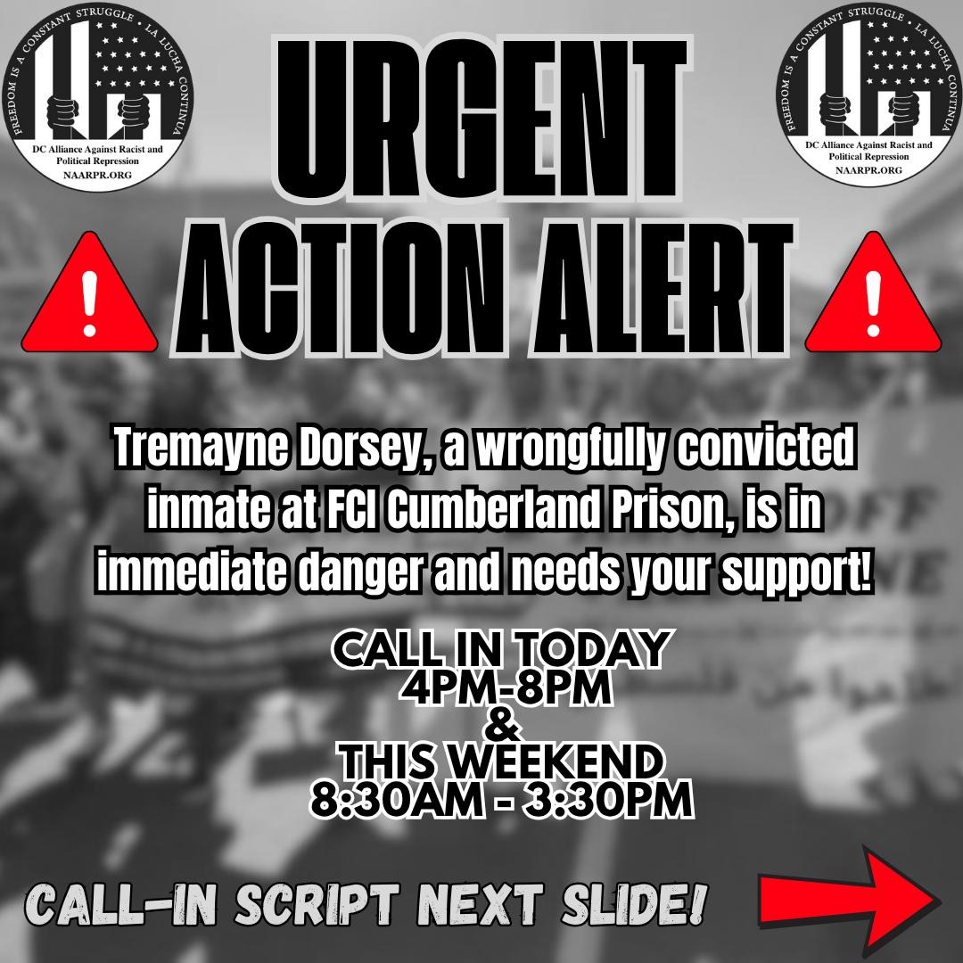 DC Alliance Against Racist & Political Repression tweet media