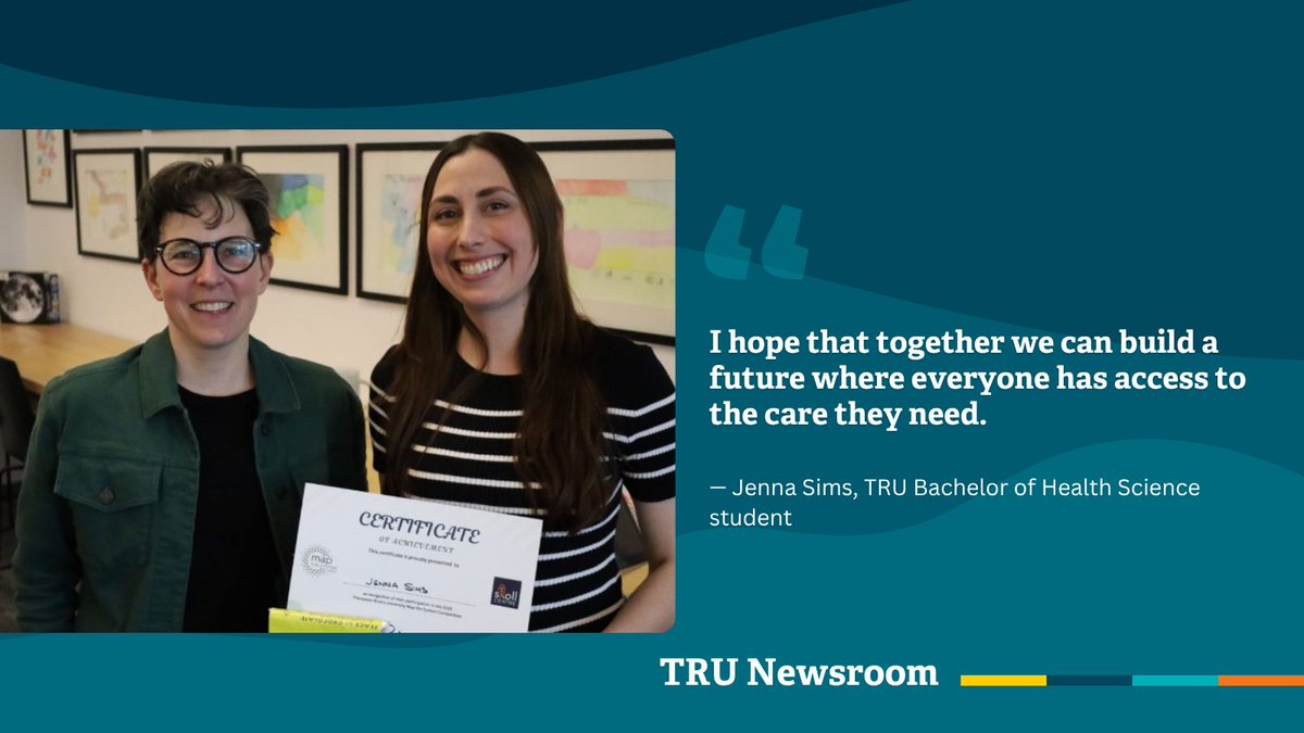 Jenna Sims, a #myTRU Bachelor of Health Science student minoring in business leadership, is set to represent Canada at the <a href="/UniofOxford/">University of Oxford</a>’s <a href="/mapthesystem/">Map the System</a> competition. <a href="/SkollCentre/">Skoll Centre for Social Entrepreneurship</a> <a href="/TRUGaglardi/">Bob Gaglardi School of Business and Economics</a> 

inside.tru.ca/2025/06/13/tru…