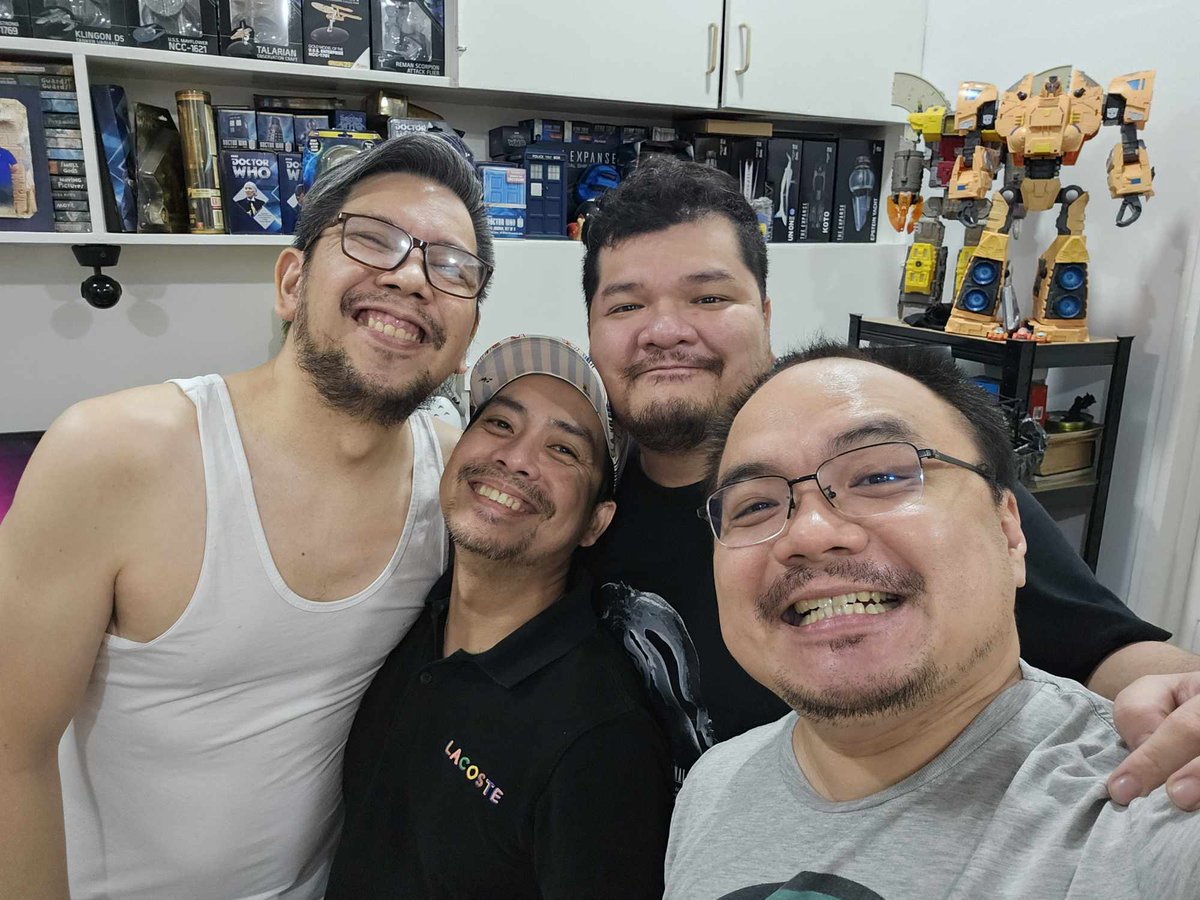 Love these guys.
A pity we live so far away from each other now. But thank you for trekking all the way to Paranaque to play some games with us!   Rocky and I appreciate you both spending more time with us.  MWAHUGS!

Hugs hugs!