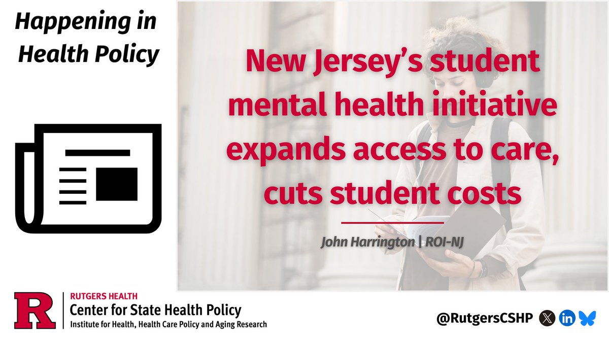 A partnership with #mentalhealth provider @Uwilltech has helped more than 18,000 #NewJersey college #students access counseling, saving them millions in potential out-of-pocket costs and connecting them to care where and when they need it: go.rutgers.edu/yzpexzh0