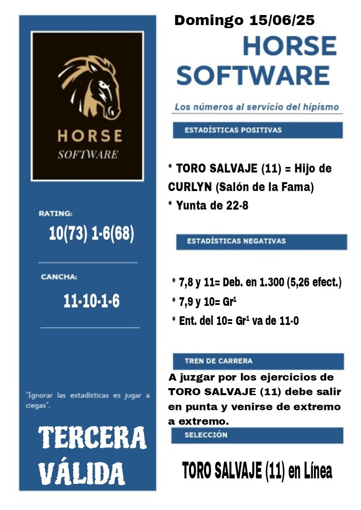 Nixon José Bermúdez (@conlagaita) on Twitter photo 🏇 HORSE SOFTWARE 🏇
Así dan los números 🔢 en la Tercera Válida de este domingo en La Rinconada 👍
<a href="/marrpacheco/">rafael pacheco</a> 🏇 HORSE SOFTWARE 🏇
Así dan los números 🔢 en la Tercera Válida de este domingo en La Rinconada 👍
<a href="/marrpacheco/">rafael pacheco</a>