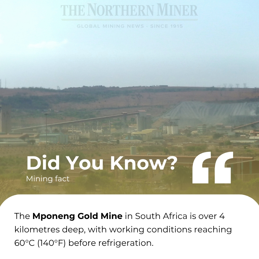 northernminer's tweet image. 🌍 Deep beneath the surface, miners face some of the most extreme working conditions on Earth. It&apos;s a true test of endurance, technology, and human resilience. 💪⛏️

#MiningLife #ExtremeWorkplaces #UndergroundEngineering #DidYouKnow